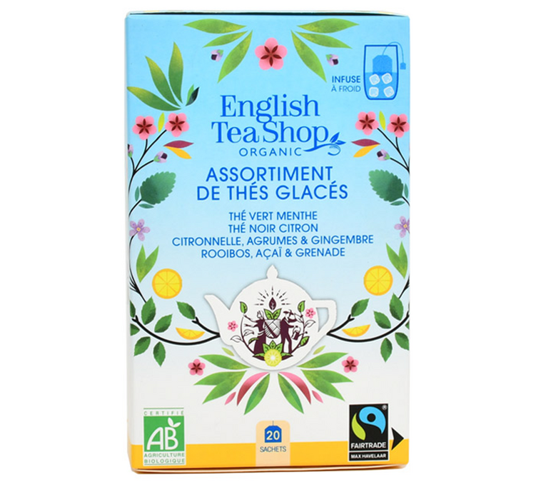 Biološki & Poštena Trgovina Ledeni Čaj Asortiman - 20 vrećica - ENGLISH TEA SHOP