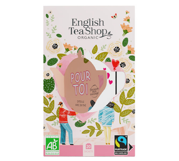 Assortimento di Tè «Per te» Biologici ed Equosolidali - 20 bustine - FAIRTRADE - ENGLISH TEA SHOP