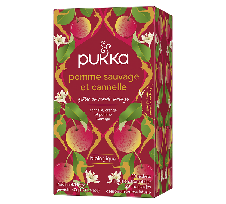 Infuso Mela Selvatica e Cannella Bio - 20 bustine - PUKKA