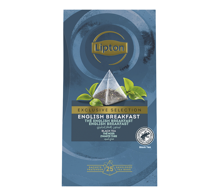 LIPTON Svart Te English Breakfast Eksklusivt Utvalg - 25 teposer