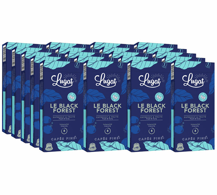 200 capsules compatibles Nespresso* Original Black Forest pour professionnels - LUGAT