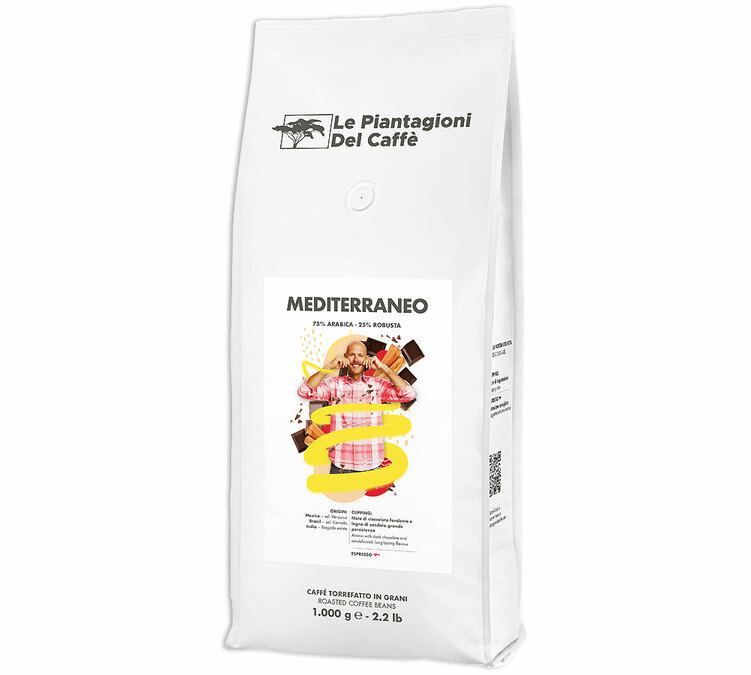 1 kg - Καφές σε κόκκους - Mediterraneo - LE PIANTAGIONI DEL CAFFÈ