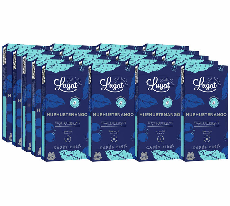 200 Nespresso* Original kompatible Kapseln Huehuetenango für Profis - CAFÉS LUGAT