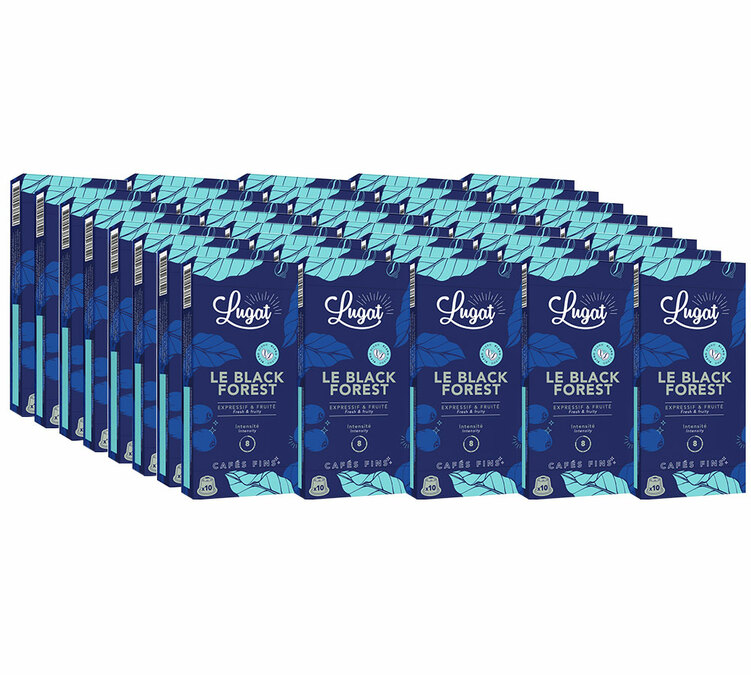 400 Nespresso* Original suderinamų kapsulių Black Forest profesionalams - LUGAT