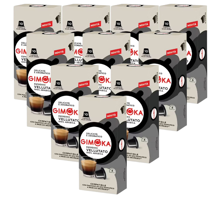 100 capsule compatibili Nespresso* Original Vellutato per professionisti - GIMOKA