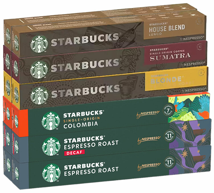 Pack scoperta 120 capsule compatibili Nespresso* Original per professionisti - STARBUCKS