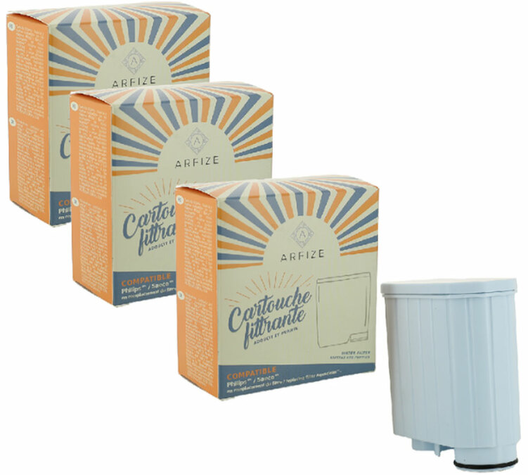 3 Professionele filtercartridges voor PHILIPS/SAECO/AquaClean ARFIZE