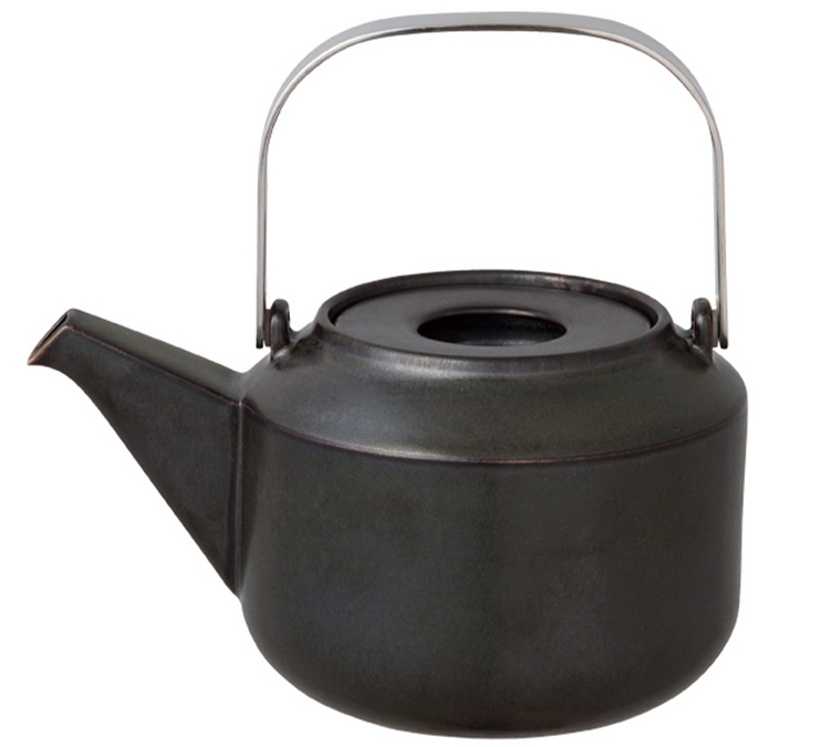 Kinto Kyusu Black Porcelain Teapot 60 cl