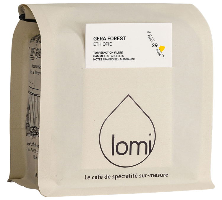 250 g - Café em grão - Etiópia Gera Forest Honey Biológico - CAFÉ LOMI