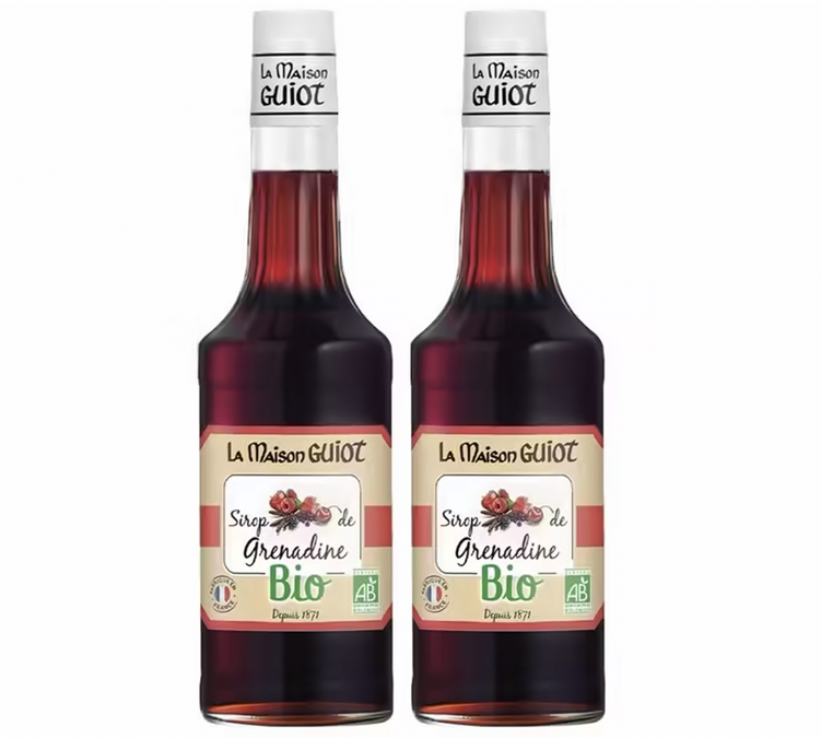 Xarope de Romã Biológico - 2 x 50 cl - MAISON GUIOT