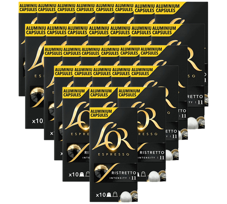 300 cápsulas compatibles Nespresso* Original Ristretto para profesionales - L'OR ESPRESSO