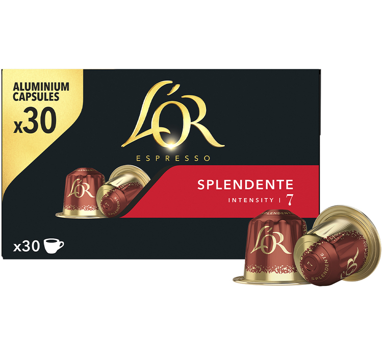 30 капсула компатибилно са Nespresso* Original Splendente - L'OR ESPRESSO