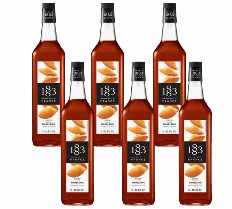Siirappi ammattilaisille Madeleine 6 x 1 L - 1883 Maison Routin