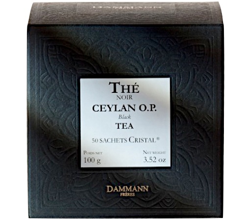 Crni čaj za profesionalce Ceylon O.P. - 50 kristalnih vrećica - DAMMANN FRÈRES