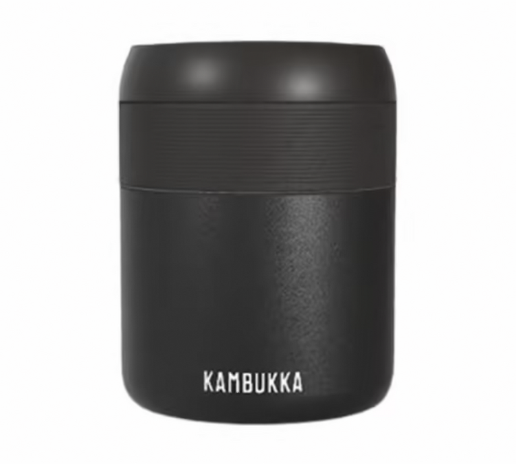 Termo kutija za ručak BORA Matte Black 60 cl - KAMBUKKA