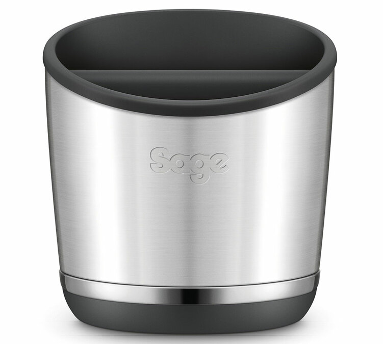 Caja de golpes SAGE en acero inoxidable cepillado para 20 cápsulas SEA502BSS