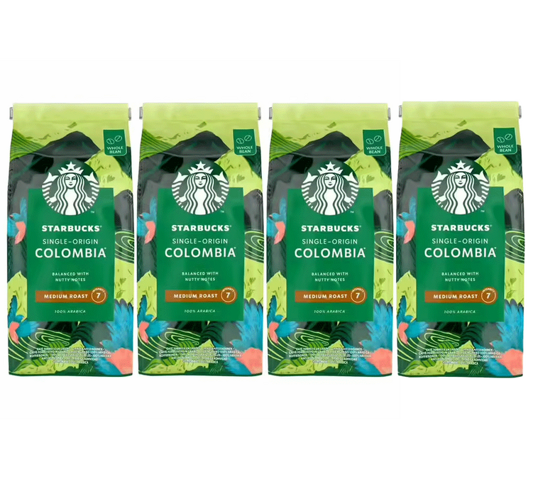 4 x 450 g - Kawa ziarnista - Single Origin Kolumbia - STARBUCKS