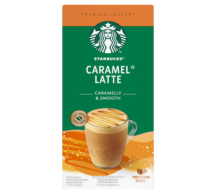 115 g - Café solúvel - Caramelo Latte - STARBUCKS