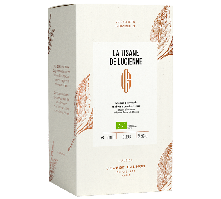 Luciennen luomutee – 20 teepussia – GEORGE CANNON