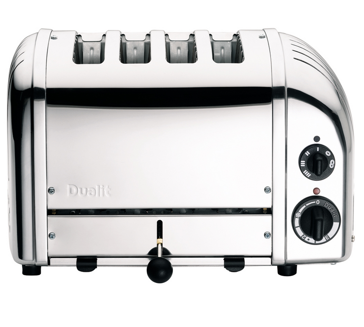 Dualit 4-sneetjes roestvrijstalen toaster - Classic serie