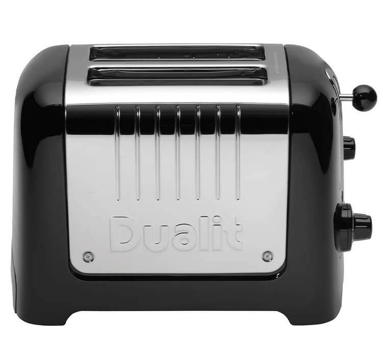 Тостер DUALIT с 2 филийки черен серия Lite