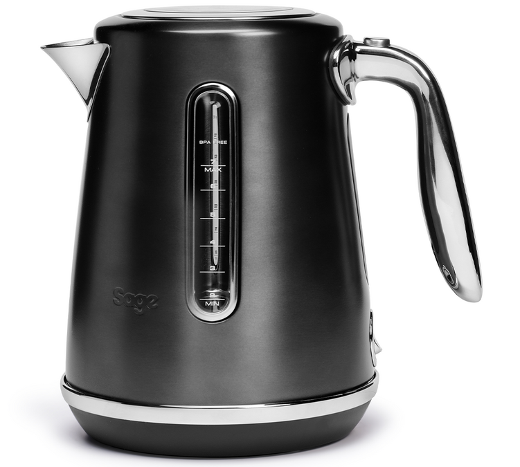 Soft Top Luxe Wasserkocher aus Edelstahl SKE735BST4EEU1 SAGE Schwarz 1,7 L