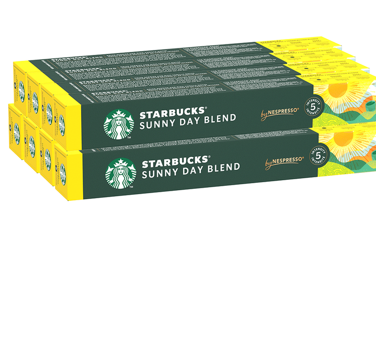 80 Kompatibilnih Kapsula s Nespresso* Original - STARBUCKS Sunny Day Blend