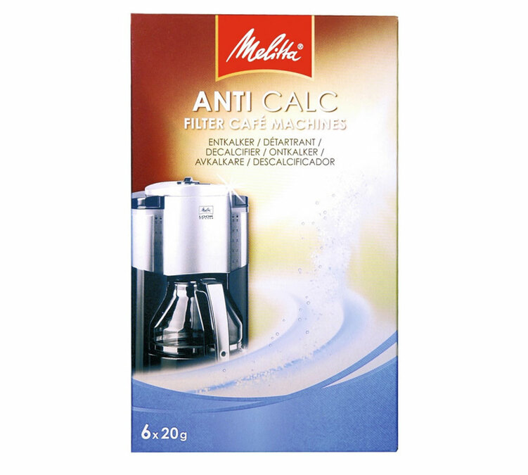 MELITTA avkalkingspulver 6x20g