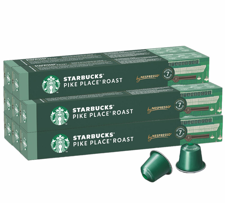 80 συμβατές κάψουλες Nespresso* Original – Pike Place STARBUCKS