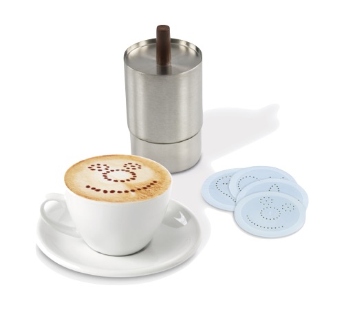 ILSA dekorator za cappuccino s 4 diskova od nehrđajućeg čelika