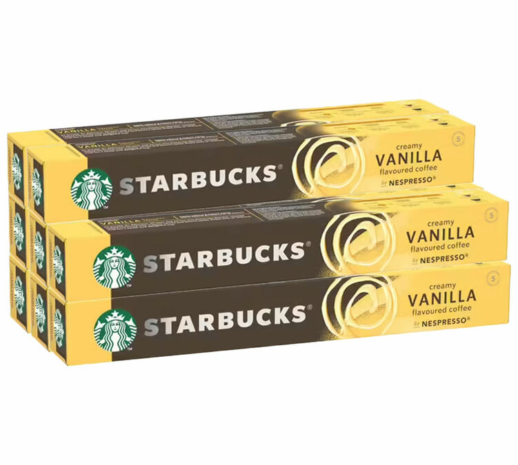 80 kapslar kompatibla med Nespresso* Original Vanilj - STARBUCKS