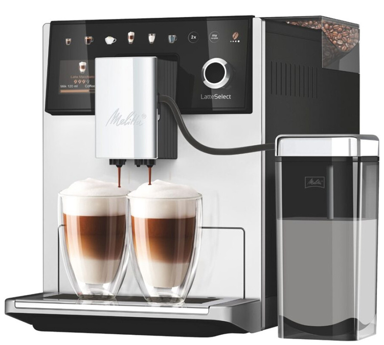 Смилачка за Еспресо MELITTA LatteSelect® 630-211 Сребро