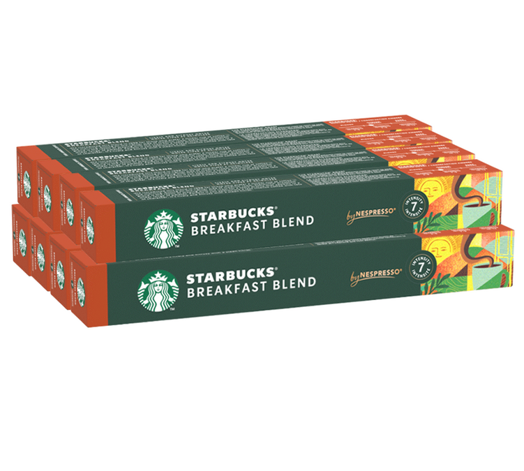 80 capsule compatibili con Nespresso* Original Breakfast Blend - STARBUCKS