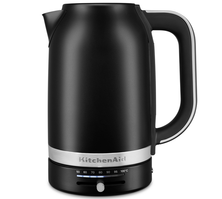 Kitchenaid 5KEK1701EBM Verstelbare temperatuur waterkoker 1,7L - Dropzwarte kleur