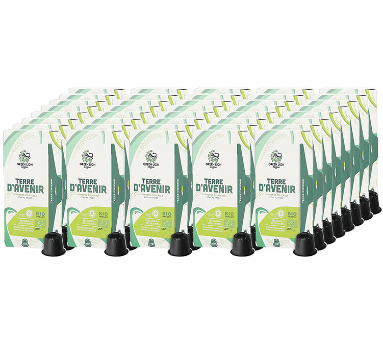 400 capsules compatible Nespresso* Original Earth of the Future for professionals Fair Trade - GREEN LION COFFEE