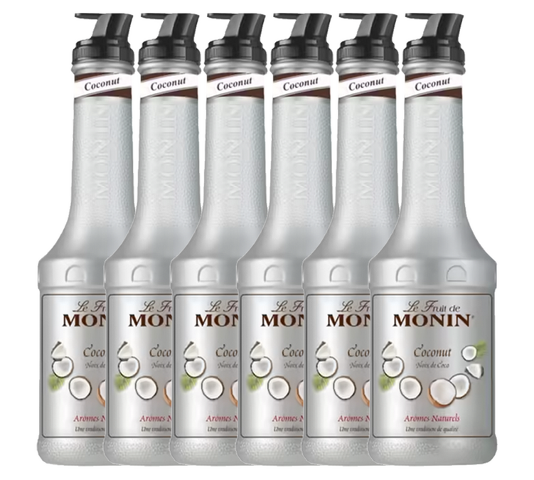 Setti 6 Monin hedelmäsosea - Kookos - 6 x 1 L
