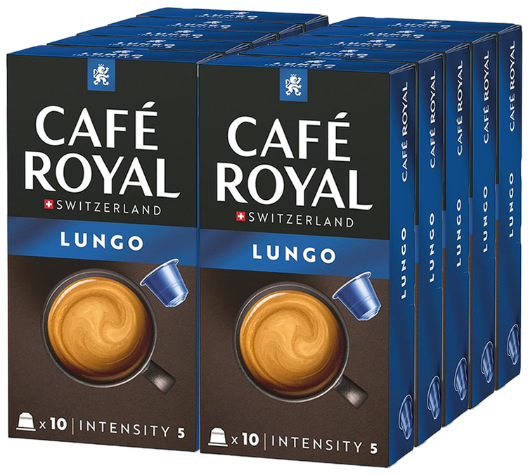 100 db Nespresso*-kompatibilis Lungo kapszula – CAFÉ ROYAL
