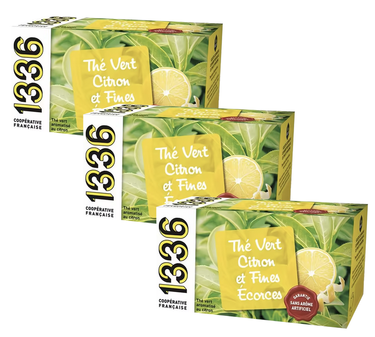 Paquete de Té Verde con Limón y Cáscaras Finas - 3 x 20 bolsitas - 1336 (SCOP TI)