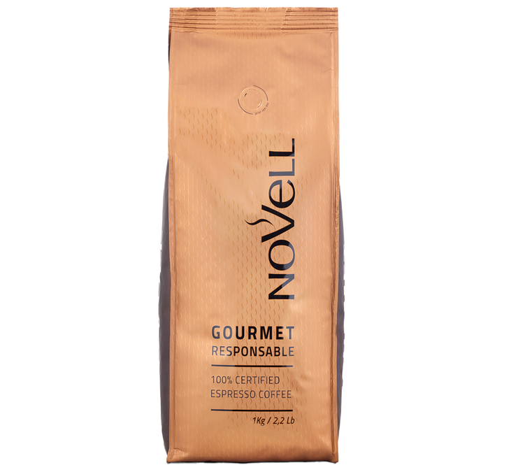 1 kg - Kava u Zrnu - Gourmet Odgovorna Arabica/Robusta - CAFÉS NOVELL