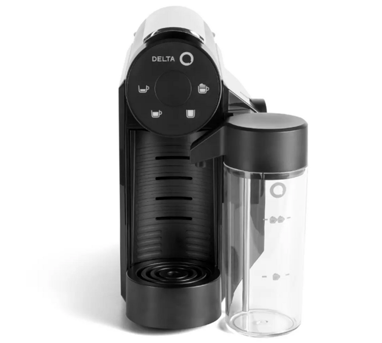 Апарат за капсуле DELTA Q Mini Milk Qool, црна боја.
