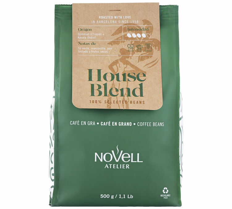 500 g - Kavinės pupelės - Atelier House Blend - CAFÉS NOVELL