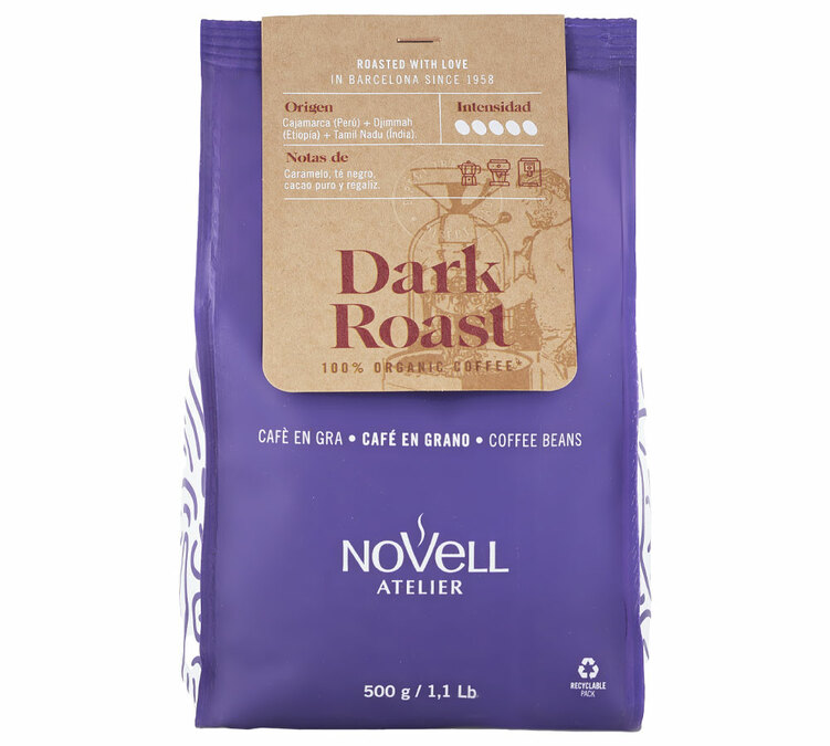 500 г - Кафе на зърна - Atelier Dark House Био - CAFÉS NOVELL