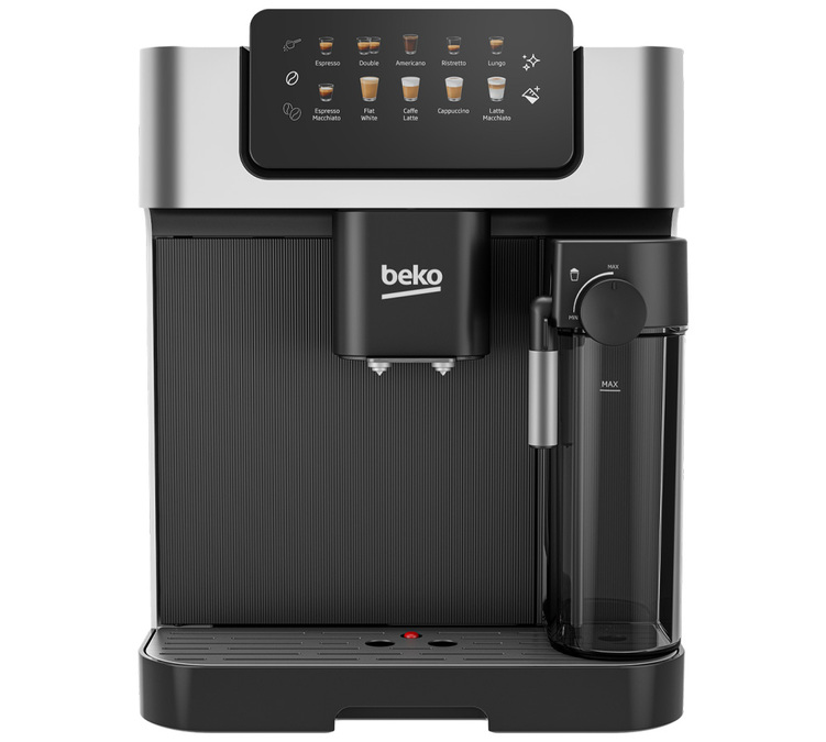 Ekspres do kawy BEKO Latte CEG7304X, czarno-szary.