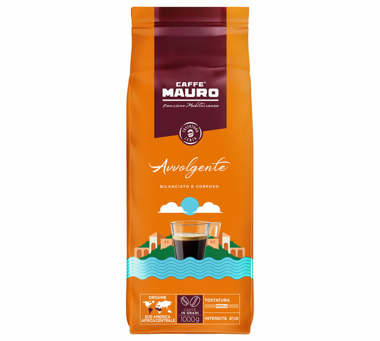 1 kg - Caffè in grani - Avvolgente - CAFFÈ MAURO