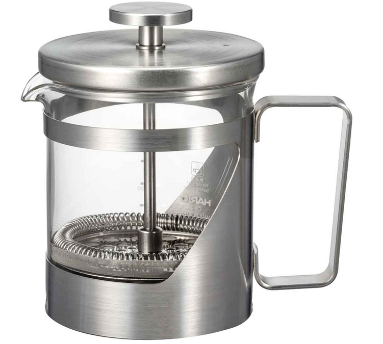 Prensa Francesa 300mL - HARIO 7 Alu cepillado - HARIO