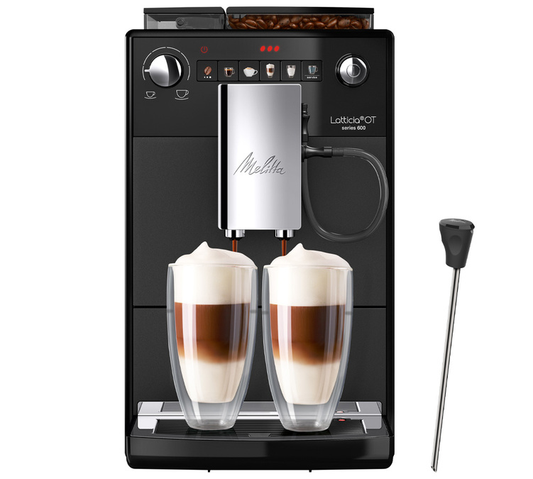 MELITTA Latticia OT F300-103 One Touch Espresso Grinder (with milk frother)