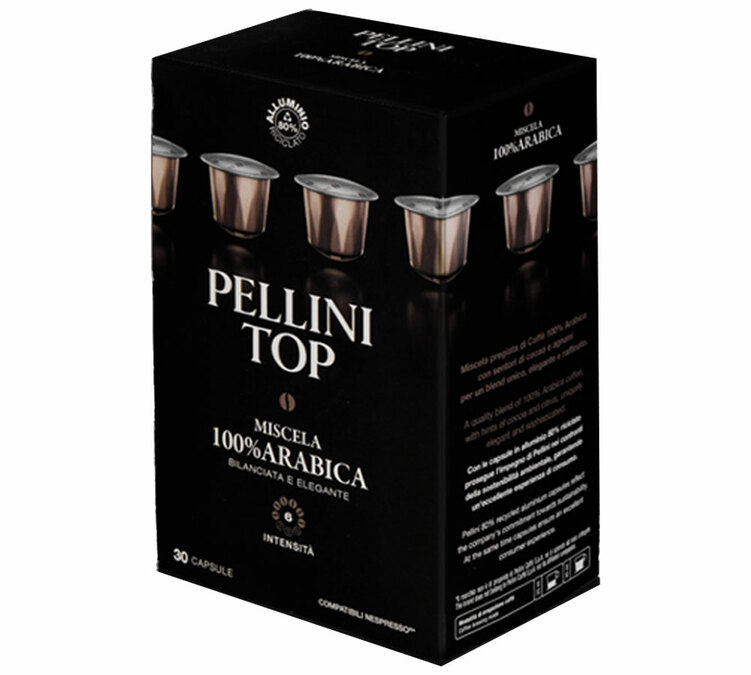30 kapsler kompatible med Nespresso* Original Top - PELLINI