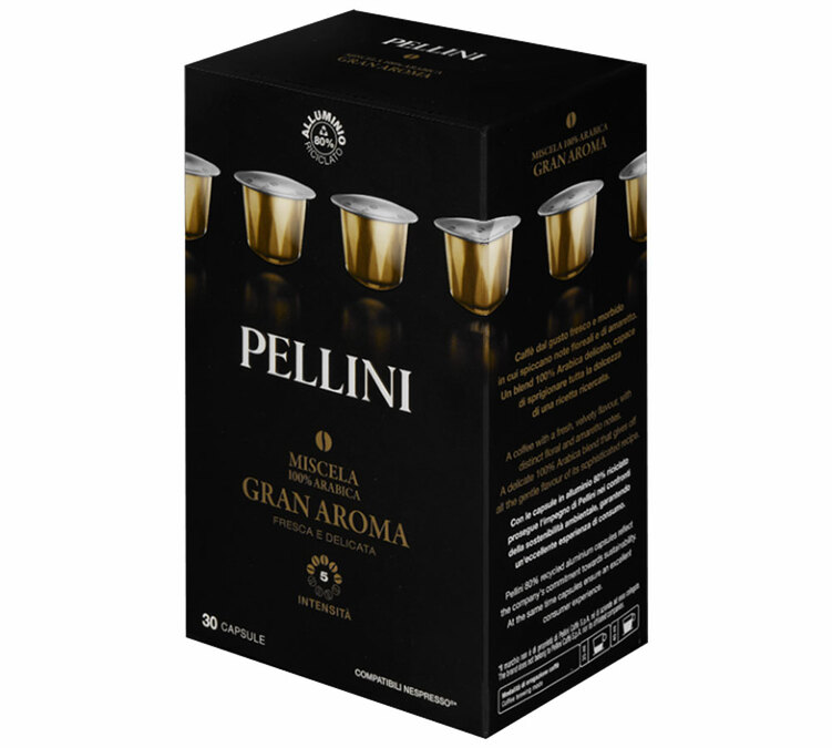 30 capsule compatibili con Nespresso* Original Gran Aroma - PELLINI