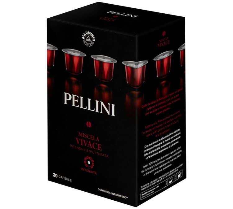 30 cápsulas compatibles con Nespresso* Original VIvace - PELLINI