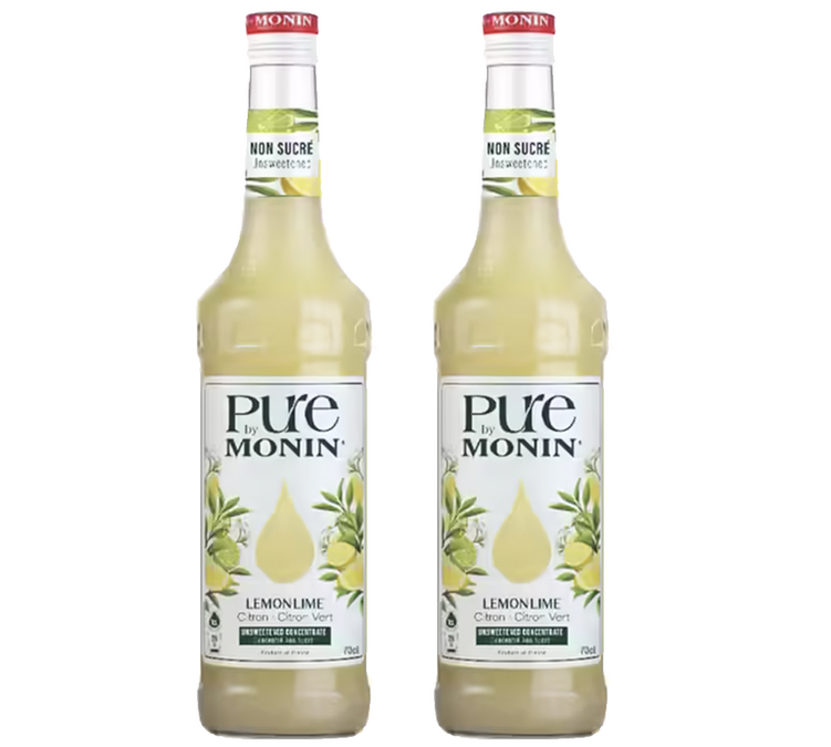 Pure by Monin - Лимон и Лайм - 2 x 70 cl